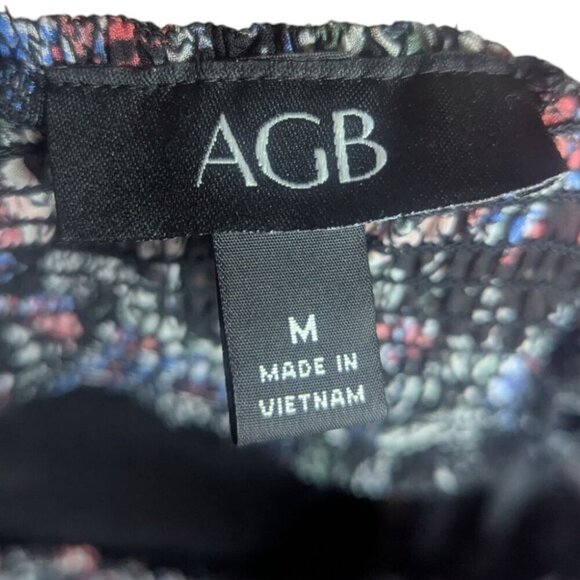 AGB Floral Blouse Medium - Picture 3 of 3